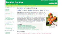 Desktop Screenshot of keepers-nursery.co.uk